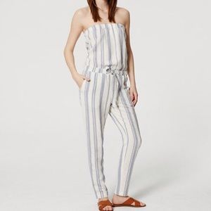 Blue and white jumpsuit. Perfect for summer